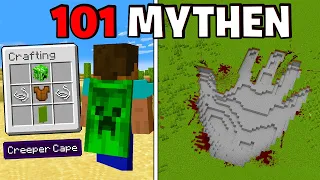 Ich teste 101 MINECRAFT MYTHEN die du nicht glauben wirst!