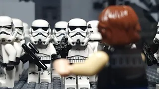 Han Solo chasing Stormtroopers - Lego Star Wars A new Hope (Stop motion)