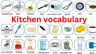 Learn English Vocabulary || Kitchen Tools and Utensils