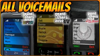 ALL GTAIV/TBoGT/TLaD Voicemails