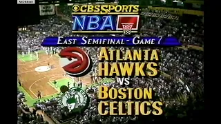 NBA On CBS - Hawks @ Celtics 1988 ECSF Deciding Game 7 Highlights