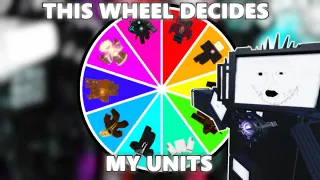 This wheel decides MY UNITS! [Skibi Defense]