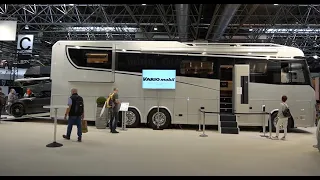 Most expensive RV in Europe: € 1.45 mio. Variomobil Perfect 1200 Platinum. 3 slideouts! Actros 2021.