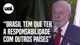 Lula defende ajuda a países vizinhos: ‘Temos o direito de crescer e de distribuir o crescimento’