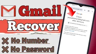 How to Recover Gmail Account Kaise Recover  kare 2024 । gmail id kaise recover kare