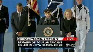 Americans Killed in Benghazi, Libya Return to U.S.