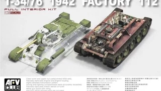 #1 (All time) AFV Club 1/35 T34/76, Factory 112 Russian MBT - Inbox review