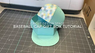 Baseball Cap Gift Box Cricut Tutorial