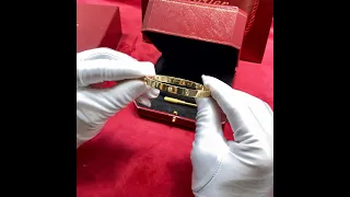 Unboxing Video | Cartier Love Bracelet, 10 Diamonds Yellow Gold