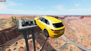 Cars VS High Brigde Jump Ramp #2 - BeamNg Drive