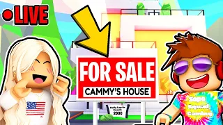 We SOLD ALL our ADOPT ME HOUSES!! LIVE *Roblox*