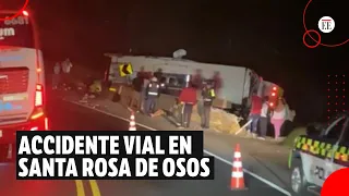 Accidente de bus intermunicipal en Santa Rosa de Osos deja cinco personas fallecidas | El Espectador