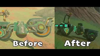 Vehicle can't climb hills? Try this! (rotating stabilizer motorcycle) Zelda: TotK