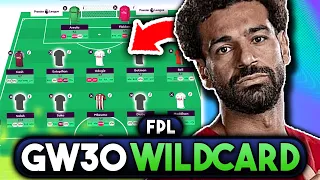 FPL GAMEWEEK 30 WILDCARD | BEST WILDCARD TEAM FOR GW30 | Fantasy Premier League Tips 2023/24