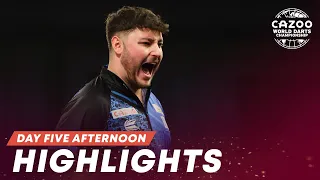 WIRING PERFECTION! | Day Five Afternoon Highlights | 2022/23 Cazoo World Darts Championship