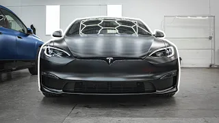 Tesla Model S PLAID in STEALTH PPF!