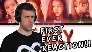 Rapper Reacts to BLACKPINK FIRST REACTION!! | REALLY (Color Coded Lyrics)