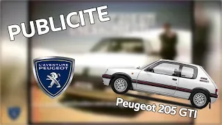 Publicité Peugeot 205 GTI, L'agent secret - L'AVENTURE PEUGEOT