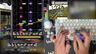 [DrumMania] TOXIC VIBRATION (Master) Full Combo with a keyboard.