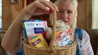 ASMR * RP* Visiting You "Not feeling well" & bringing a gift  basket !