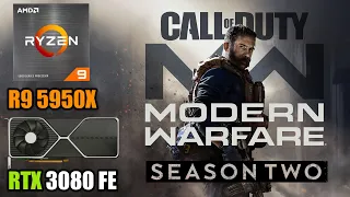 CoD: Modern Warfare - RTX 3080 + R9 5950X - 1080p, 1440p & 4K - High & Low Settings - Season 2