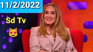 Graham Norton Show 11/2/2022 Adele, Dame Helen Mirren, Jim Broadbent, Golda Rosheuvel, George Ezra