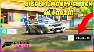 NEW BIGGEST FORZA HORIZON 4 MONEY GLITCH! UNLIMITED CREDITS FAST *Still Working*