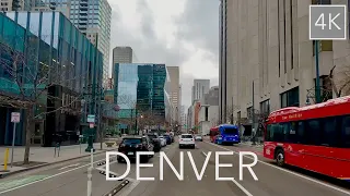 Denver Colorado City Drive 4K Driving Tour