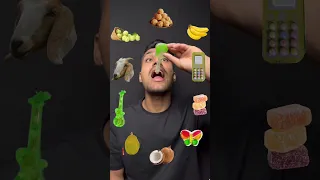 Eating Challenge||ASMR||guiter,banana,coconut eating||bikram phuyal #asmr #funny #mukbang #biku