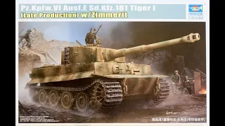 Trumpeter 1:35 - Pz.Kpfw.VI Ausf.E Tiger I & Tamiya U.S. 2½ Ton 6x6 truck and Dio (Update 7)