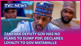 I have No Plans To Dump PDP, WIll Continue To Remain Loyal To Gov  Matawalle - Zamfara Deputy Gov