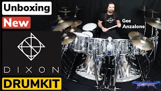 [ GEE ANZALONE ] Unboxing New Dixon Drums Drumkit - Artisan Series Ultra Maple - Dragonforce Drummer