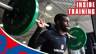 England Get to Work in the Gym Ahead of Tunisia | Inside Training | World Cup 2018