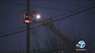 Man killed in South LA after boom-lift touches power line | ABC7