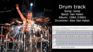 Jump (Van Halen) • Drum Track