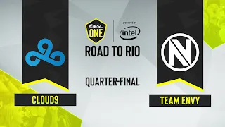 CS:GO - Cloud9 vs. Team Envy [Overpass] Map 1 - ESL One: Road to Rio - Quarter-final - NA