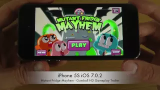 Mutant Fridge Mayhem - Gumball iPhone 5S iOS 7.0.2 HD Gameplay Trailer