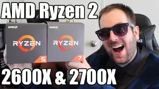 Retail AMD Ryzen 2600X & 2700X Unboxing & Overview