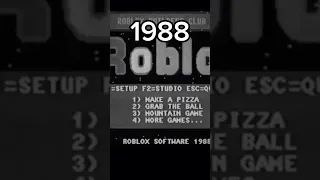 Evolution of Roblox (2023-1988) #roblox #robloxedit #robloxshorts