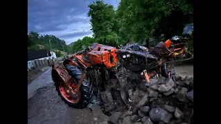 Inundatii in Romania ARAD Gurahont 25 06 2023