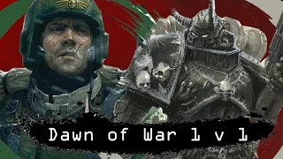 Dawn of War Soulstorm 1 v 1 Imperial Guard (Eren) vs Chaos (DANTIST)