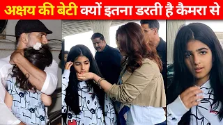 Akshay Kumar's Daughter Nitara seen so scared with Twinkle Khanna | WHAT Scares her?