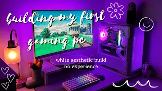 Building My First Gaming PC (ㆁᴗㆁ✿) | White Ghibli Aesthetic | Full Process ☆ﾟ*･