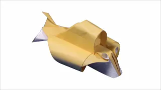 Origami Mini Submarine by PaperPh2