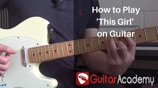 How to Play This Girl by Kungs vs Cookin’ on 3 Burners on Guitar (w/tabs)