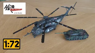 Unboxing the Best Diecast Sikorsky MH 53 E Sea Dragon available in a 1:72 scale from Panzerkampf!