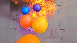 🎈Breaking Glass Bottles and Balloon Drops! Crushing Crunchy & Soft Things!🔥