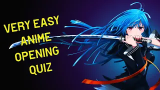 Anime Opening Quiz (Very Easy)