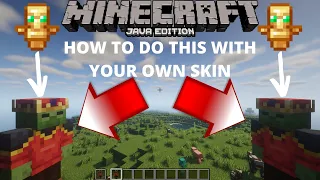 HOW TO CHANGE YOUR TOTEM OF UNDYING TO YOUR MINECRAFT SKIN