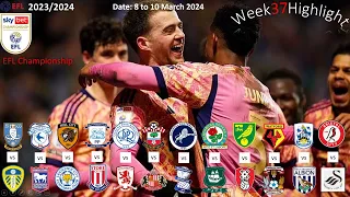 2023/24 EFL Championship Week37 Highlight